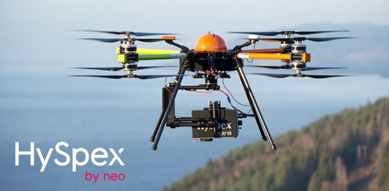 Dron | Cámara Hiperespectral | Hyspex Neo